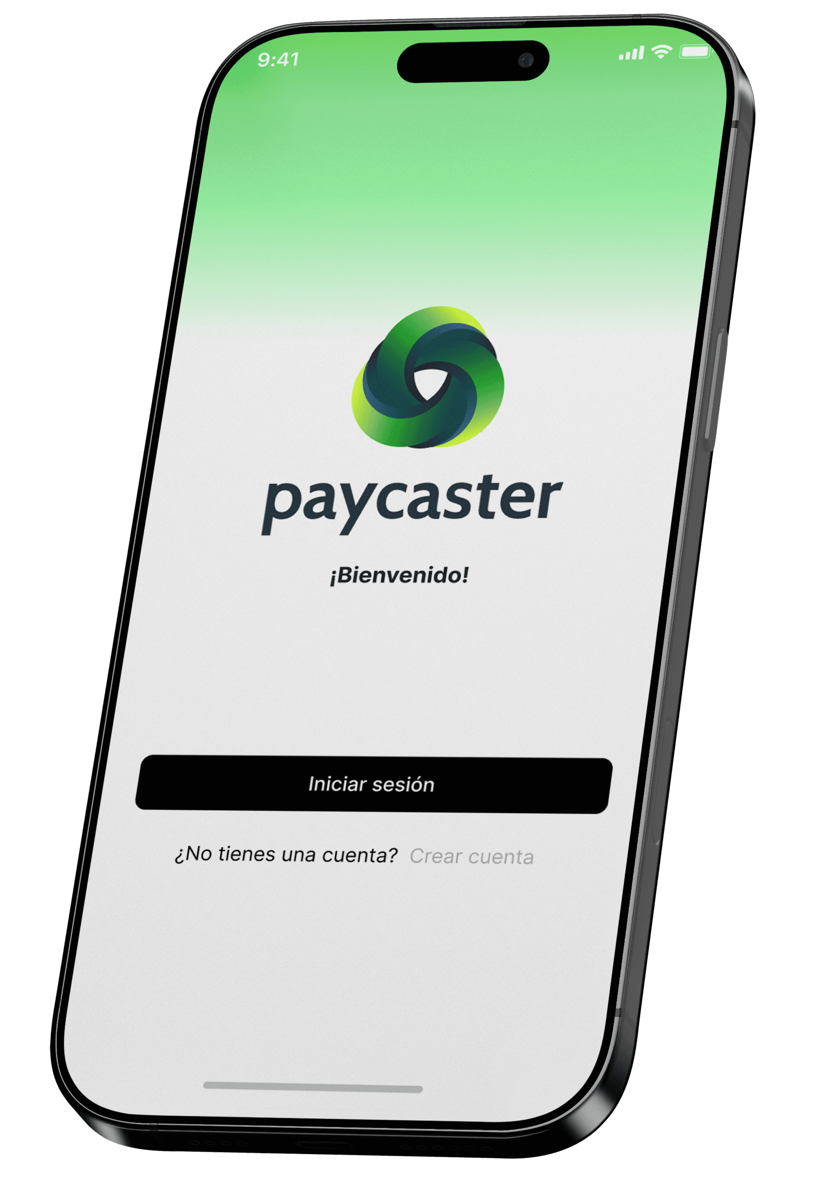 App Paycaster en teléfono